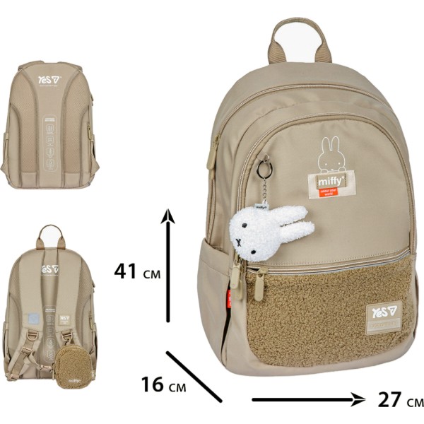 Фото - Рюкзак шкільний YES TS-113M Miffy Softness (550318)